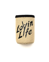 Lovin Life Can or Bottle Holder - Black